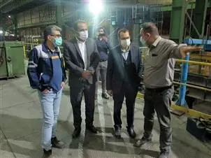 بازدید عضو هیأت مدیره بانک صنعت و معدن از چندین واحد صنعتی در استان خوزستان