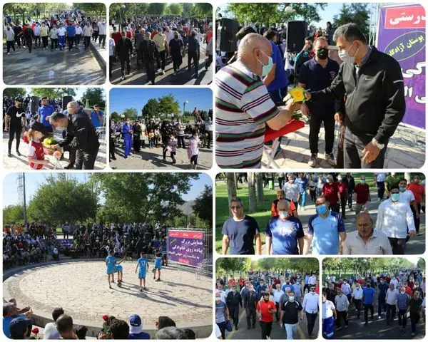 روز جهانی المپیک در بوستان آزادگان گرامی داشته شد



