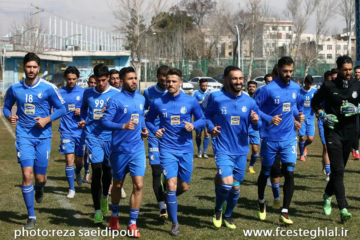 گزارش تصویری تمرین استقلال