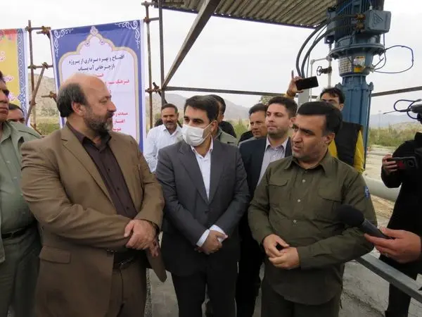 بهرهبرداری از پروژه بازچرخانی آب خروجی از تصفیهخانه پساب صنعتی پالایشگاه گاز ایلام