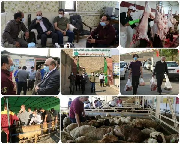 بازدید معاون خدمات شهری و محیط زیست از نحوه خدمات رسانی در مرکز عرضه دام خاوران