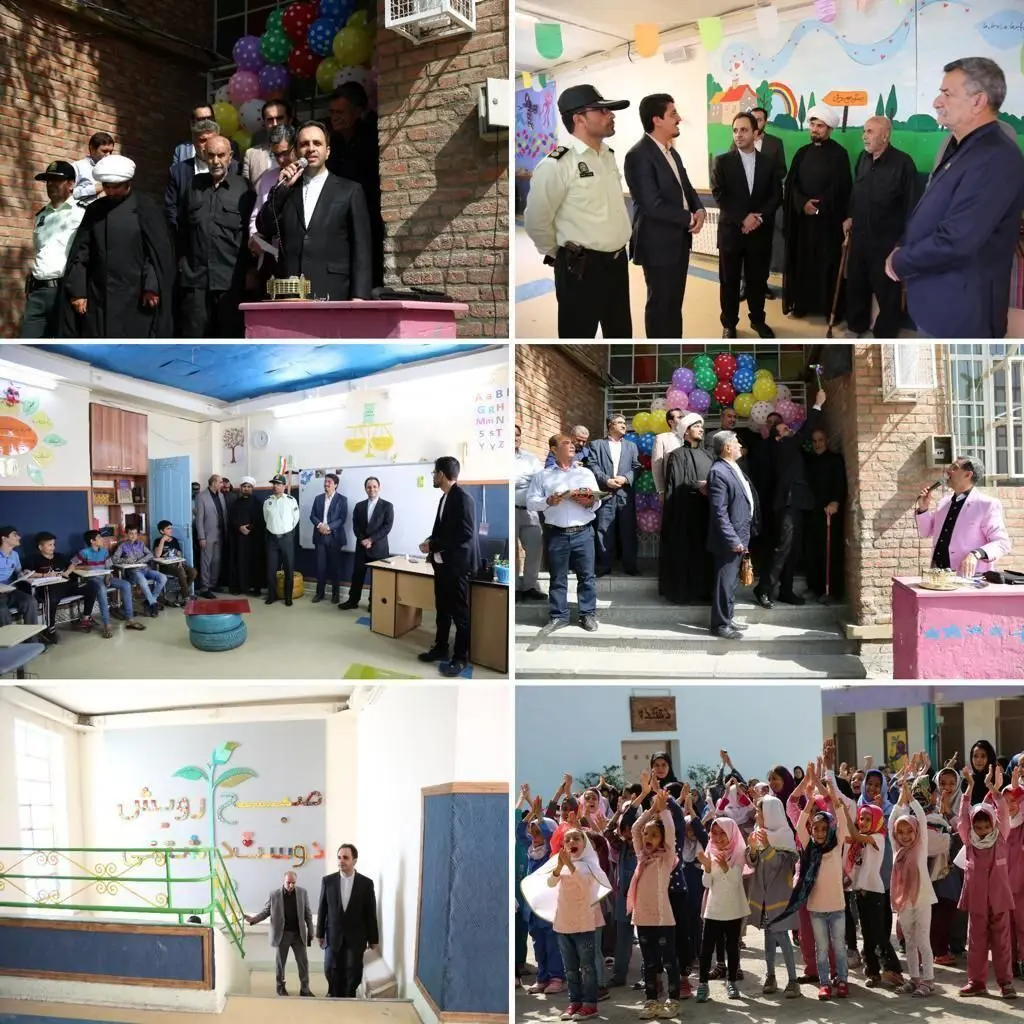  نواخته شدن زنگ مدرسه برای دانش آموزان صبح رویش 
