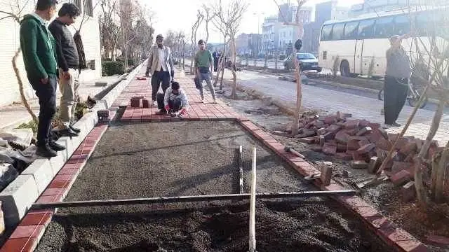 انجام عملیات عمرانی احداث و تجهیز باغ راه شهدای ایرانیت 

