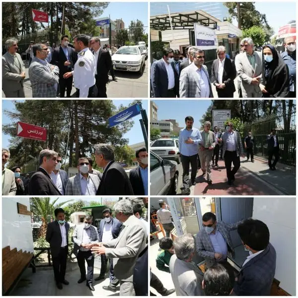 چالش های ترافیکی اطراف بیمارستان امام خمینی(ره) بررسی شد
