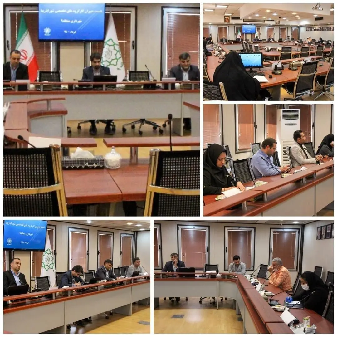 نشست شهردار منطقه۹ با دبیران کارگروه های تخصصی شورایاری

