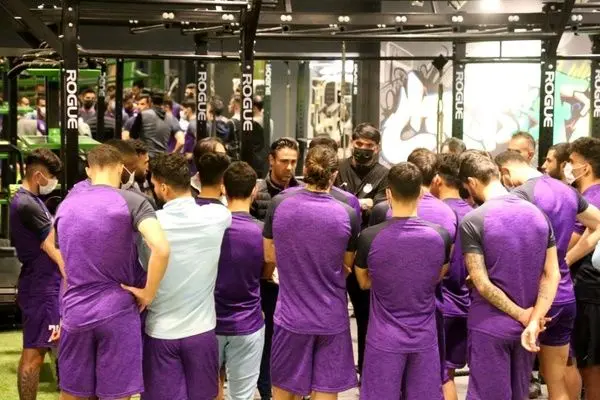 صالح حردانی در تمرین استقلال +عکس