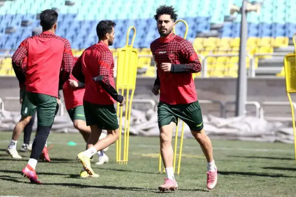 سعید صادقی، تنها غایب تمرین پرسپولیس