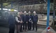 بازدید مدیرعامل صبانور از خط تولید لوله‌های پروژه انتقال آب تصفیه‌خانه بیجار
