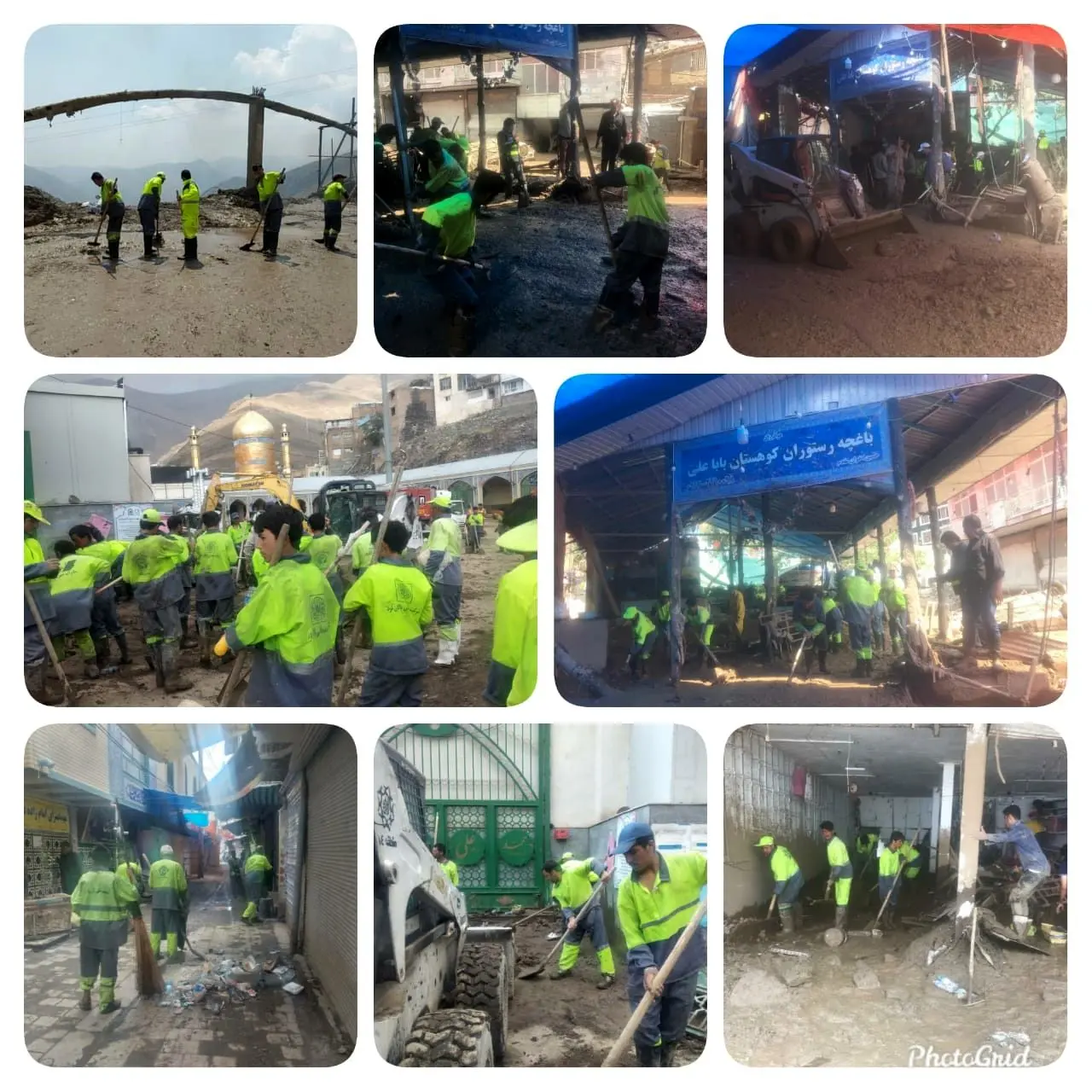 آماده باش کامل نیروهای خدمات شهری منطقه ۱۶ تا پایان بارندگی تابستان ۱۴۰۱