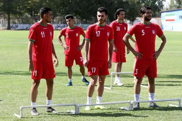 تمرین پرفشار بازیکنان تیم امید در سونگلا
