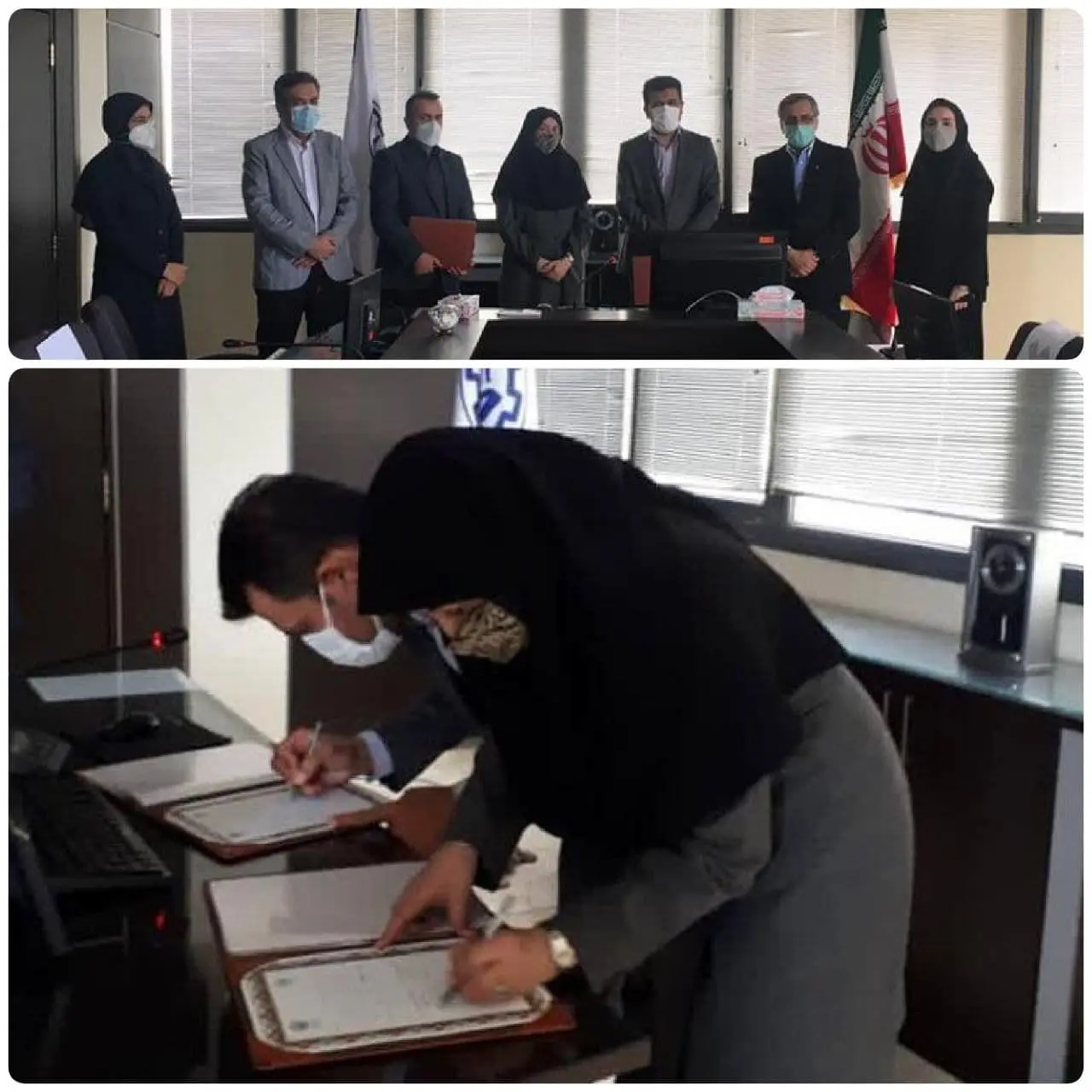 امضا تفاهم نامه همکارى مشترک اداره کل محیط زیست و پژوهشکده علوم و فناوری انرژی، آب و محیط زیست دانشگاه صنعتی شریف

