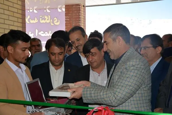 افتتاح مدرسه ۱۲ کلاسه شهدای بانک ملت در بویراحمد