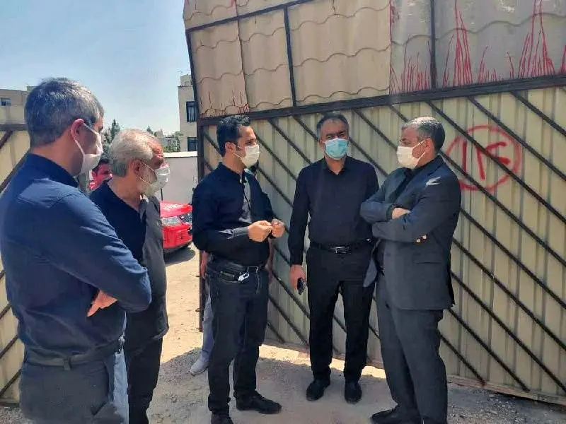  معاون خدمات شهری شهرداری تهران از پروژه ایستگاه آتش نشانی در منطقه یک

