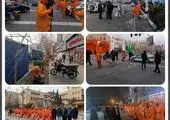 مهار و رفع مخاطرات واژگونی خودرو حامل سوخت گازوئیل