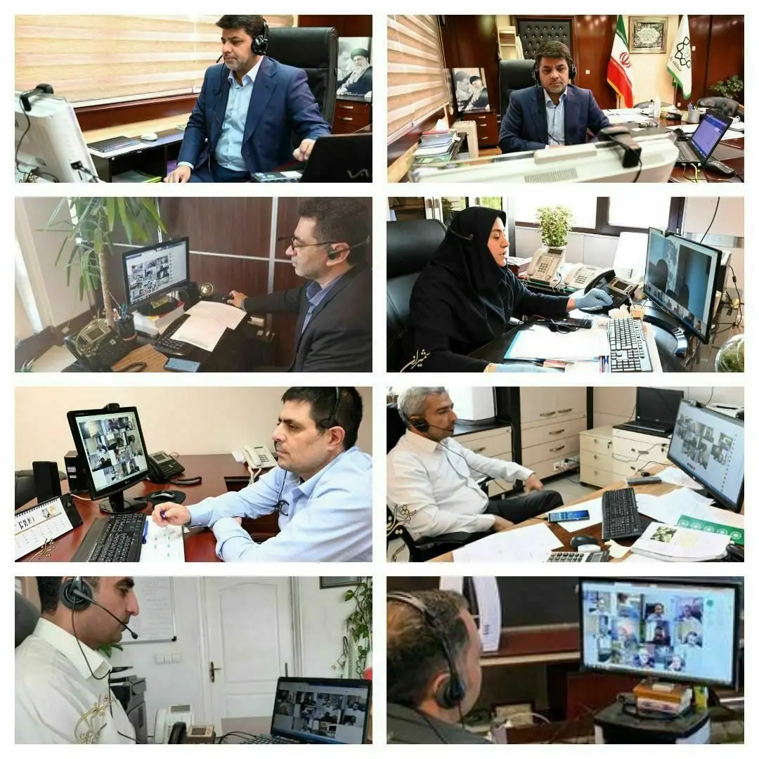  برگزاری پنجمین نشست ستاد مقابله با ویروس کرونا در شمال تهران 

