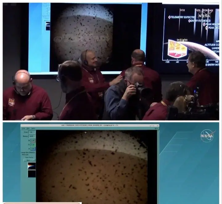 لحظه فرود مریخ پیمای ناسا پس از 7ماه+عکس