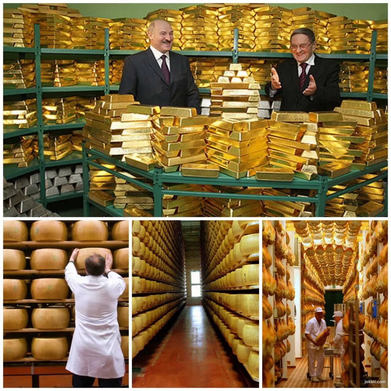 پنیر به جای سند ضمانت وام بانکی!+عکس