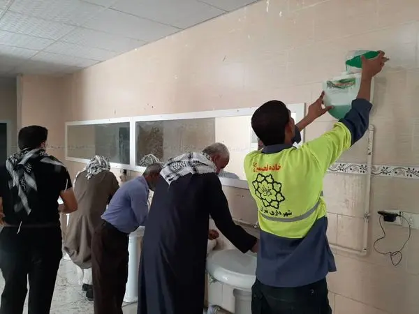 برپایی 140 چشمه سرویس بهداشتی در پایانه مرزی چذابه