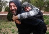 تیپ عجیب و غریب محسن افشانی و همسرش + عکس