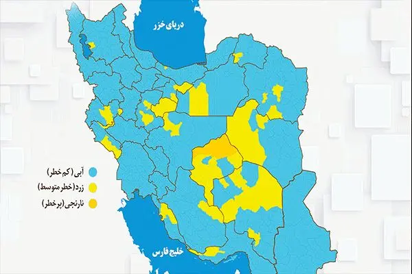 اُمیکرون دوباره نقشه را نارنجی کرد 