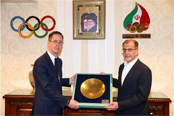 دیدار سفیر فرانسه با مسئولان کمیته ملی المپیک