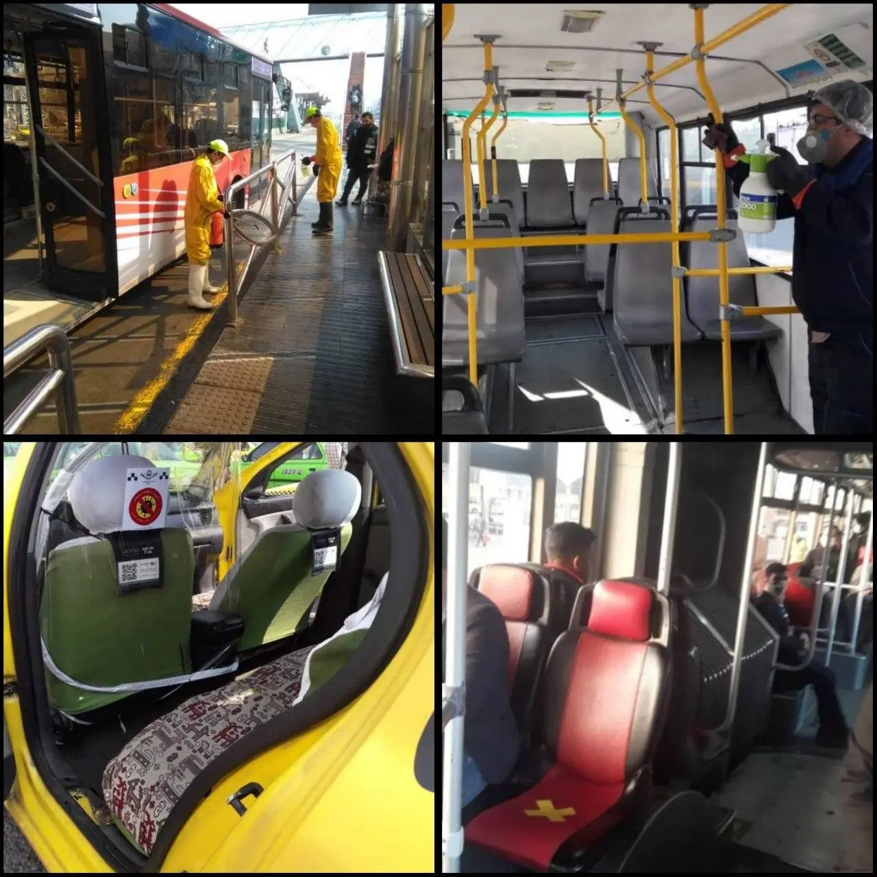 ضدعفونی 2020 دستگاه تاکسی و اتوبوس منطقه9

