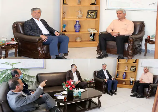 دیدار رییس شورای اسلامی کلانشهر اراک با مدیرعامل شرکت آب و فاضلاب استان مرکزی