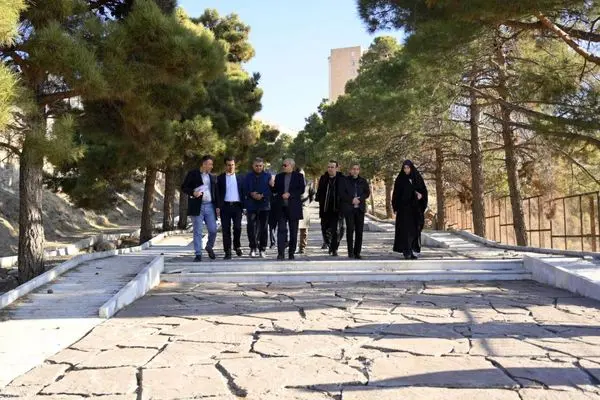 پیاده راه شهرک شهید محلاتی گذرگاه تنفسی جدید شهر