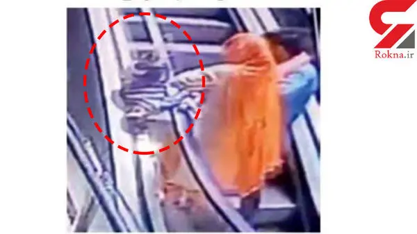  مرگ نوزاد بعد از سقوط پله برقی + عکس 