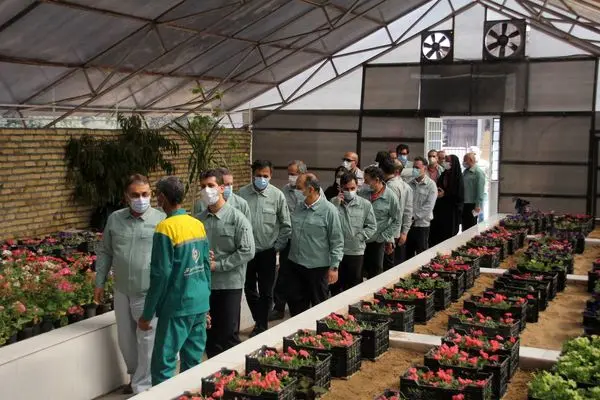 گلخانه مرکزی فولاد هرمزگان افتتاح شد

