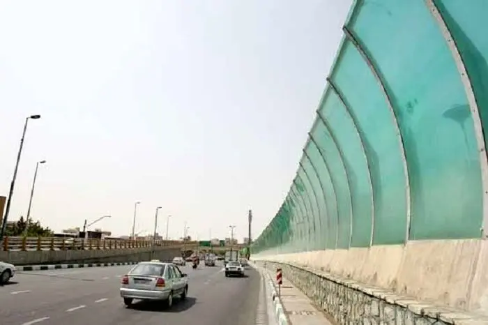 مرمت  و بازسازی دیوار صوتی بزرگراه شهید حکیم

