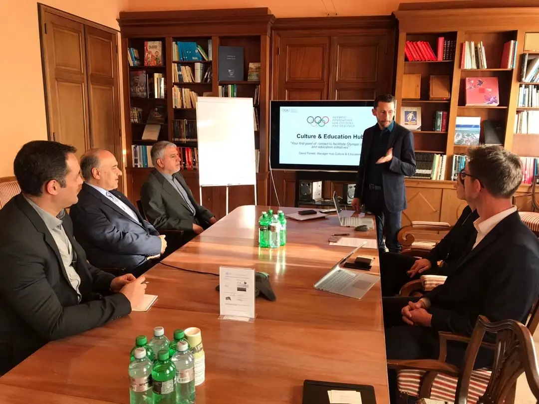 بازدید مسئولین ورزش کشور از موزه IOC