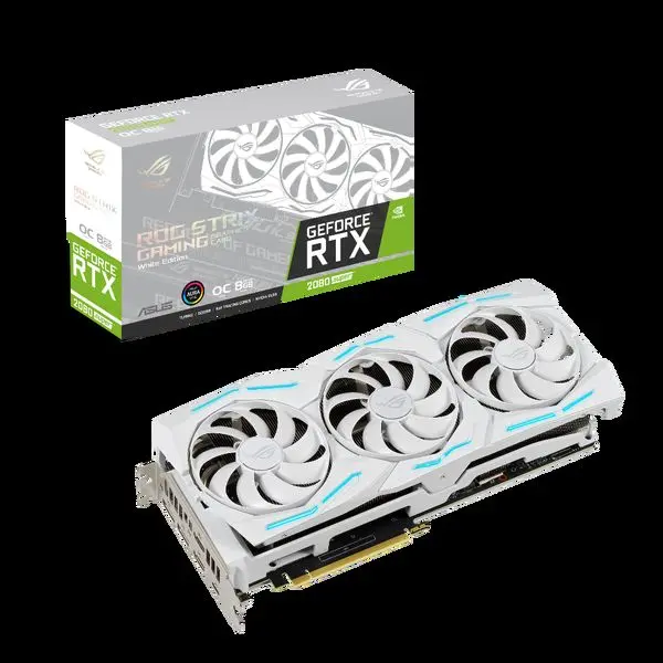 نسخه سفید کارت گرافیک STRIX GeForce 2080 Super ایسوس از راه رسید
