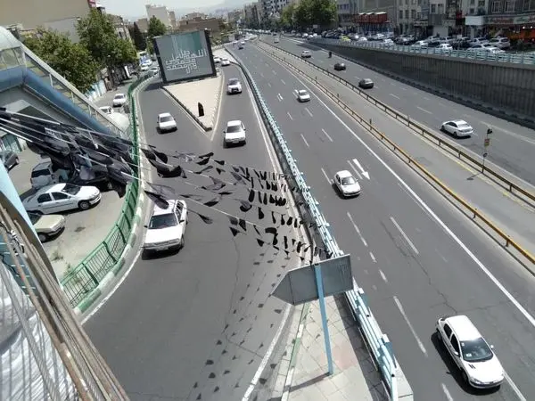 سیاه پوش شدن معابر شمال شرق تهران به مناسبت لیالی قدر