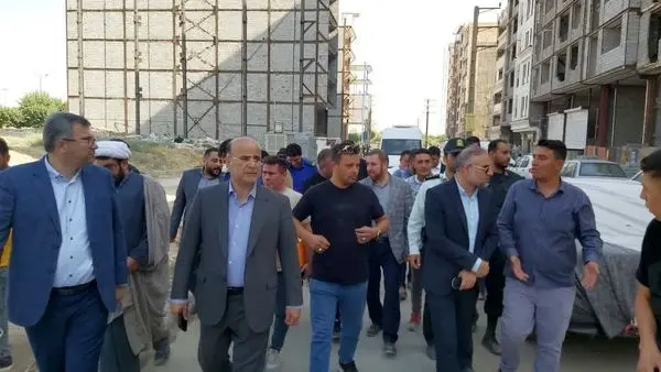 بازدید معاون حقوق عامه دادستان کل کشور و عضو شورای اسلامی شهر تهران از تخلفات ساختمانی منطقه 19

