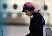 هانیه رستمیان در رده چهارم تپانچه ۲۵ متر جهان ایستاد