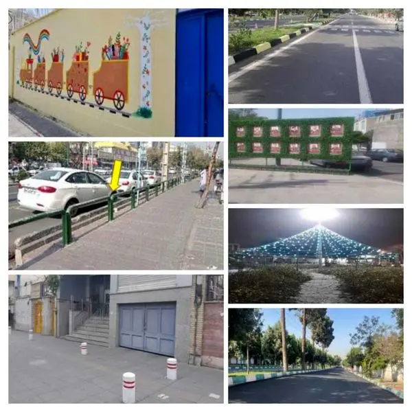 تحول منظر شهری با شناسایی و احصاء ۵۸۲ مورد معضل در طرح بیستگانه در منطقه ۲۱