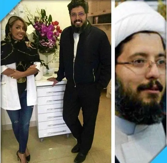 محمدعلی آهنگران در کنار خانم دکتر معروف+عکس