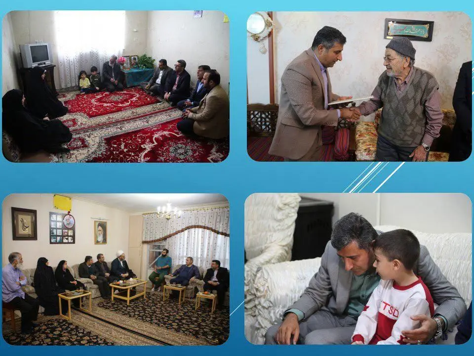 دیدار با 113خانواده معظم شهید و جانباز منطقه15 

