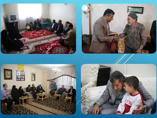 دیدار با 113خانواده معظم شهید و جانباز منطقه15