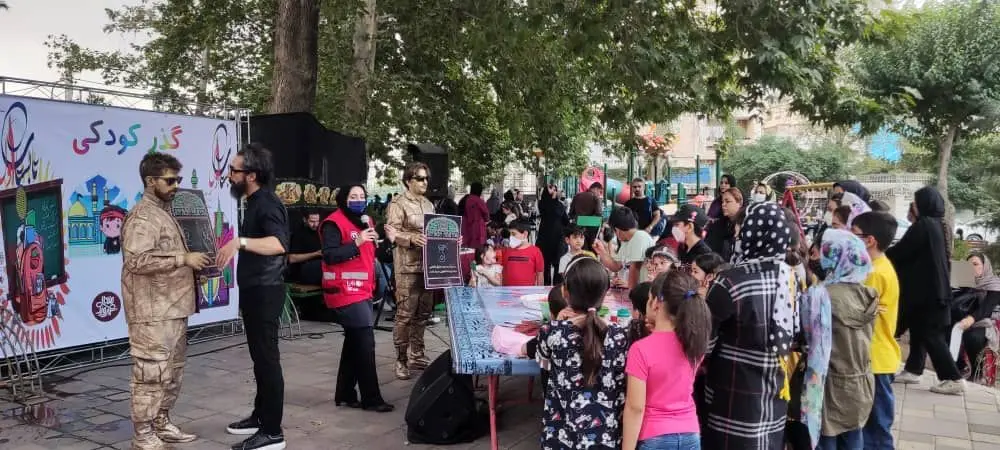  جشنواره گذر کودکی در بوستان طرشت  برگزار شد

