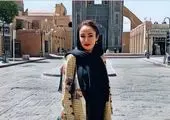 تیپ خاص بهاره افشاری با کلاه + عکس