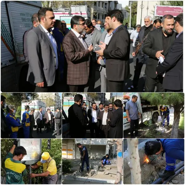 سه شنبه های هرهفته با کاروان خدمت در معابر منطقه ۶