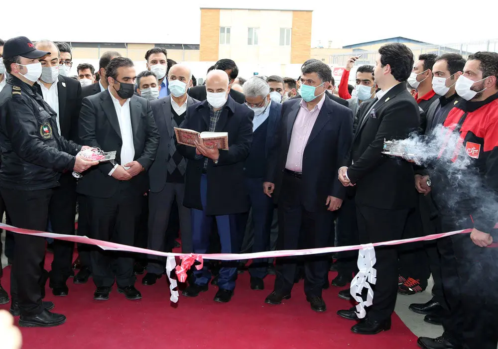 انبار جنوب تهران شرکت پخش بیژن افتتاح شد
