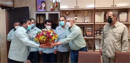 تقدیر از فولادمردان خط تولید فولاد خوزستان
