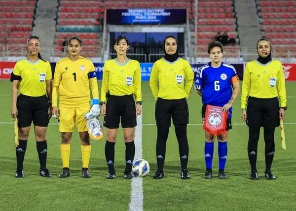 قضاوت داوران ایرانی در مسابقات انتخابی المپیک فوتبال بانوان