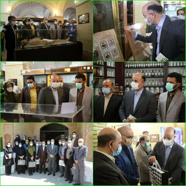 تمبر اختصاصی مدافعان و شهدای سلامت منطقه ۶ به کادر پزشکی اهدا شد