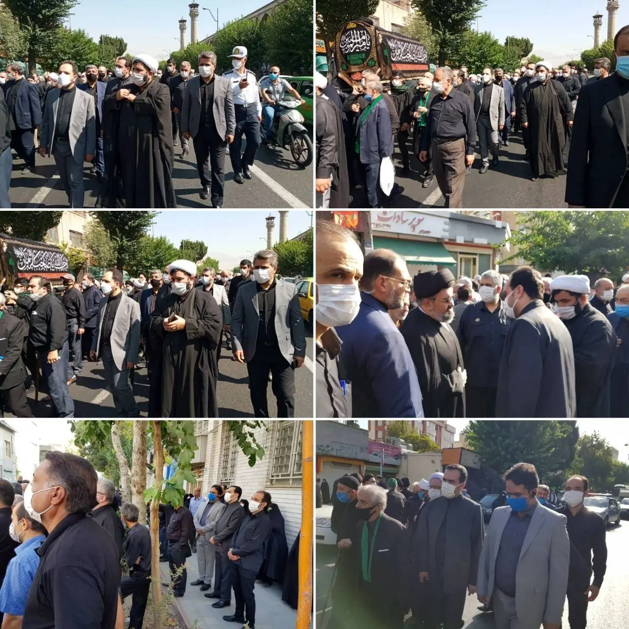  پیکر آیت الله سید عبدالجواد علم الهدی تشییع شد

