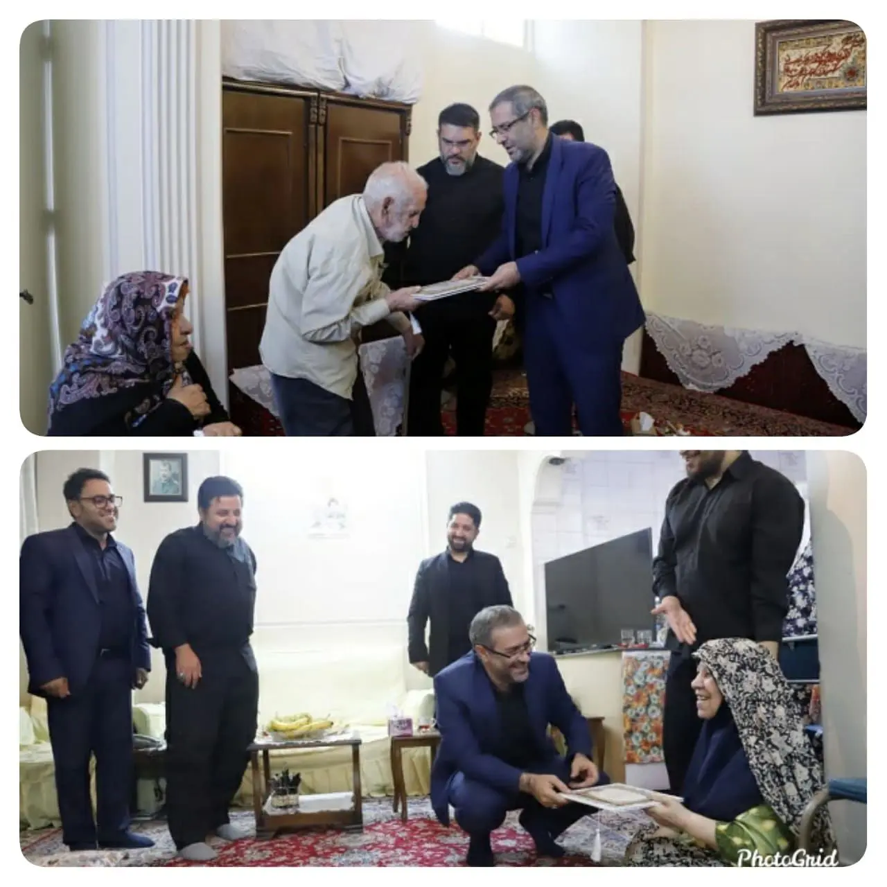  دیدار شهردار منطقه ۱۶ با خانواده شهدا 