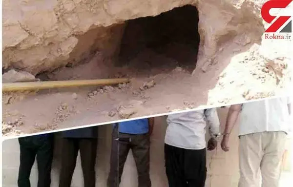 ماجرای 5 مرد که با یک نقشه در شهداد کرمان دنبال گنج بودند + عکس